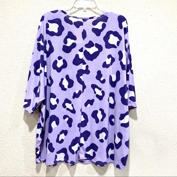 Plus Size Purple Animal Prints (NWT) - Picture 5 of 8
